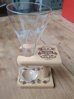 Pauwel Kwak glas met houten handvat, Verzamelen, Ophalen, Nieuw, Bierglas