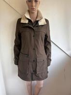 DKNY winterjas middellang maat XS bruin teddy kraag, Bruin, DKNY, Ophalen of Verzenden, Zo goed als nieuw