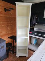 Witte houten kast met planken, Met plank(en), Minder dan 50 cm, Gebruikt, Ophalen of Verzenden