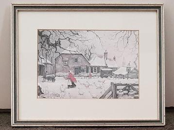 ANTON PIECK: prent Vogelenzang beschikbaar voor biedingen