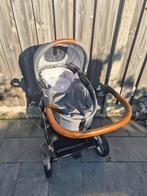 Complete Mutsy Evo antraciet Kinderwagen + Accessoires, Kinderen en Baby's, Kinderwagens en Combinaties, Ophalen, Gebruikt, Verstelbare duwstang