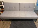Jysk Slaapbank - Grijs - 120x200cm, Ophalen, Gebruikt, Minder dan 75 cm, Tweepersoons
