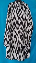 NIEUWSTAAT! Papillonne; Mooie lange blouse/tuniek; maat L, Kleding | Dames, Wit, Maat 42/44 (L), Papillonne, Ophalen of Verzenden