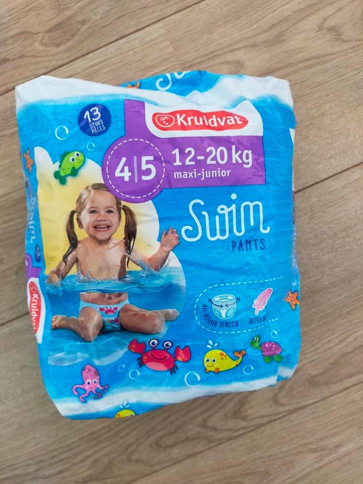 Nieuw! Kruidvat zwemluiers 4/5. 13 stks 12-20 kg, Kinderen en Baby's, Babykleding | Baby-zwemkleding, Nieuw, Zwembroek, Jongetje of Meisje