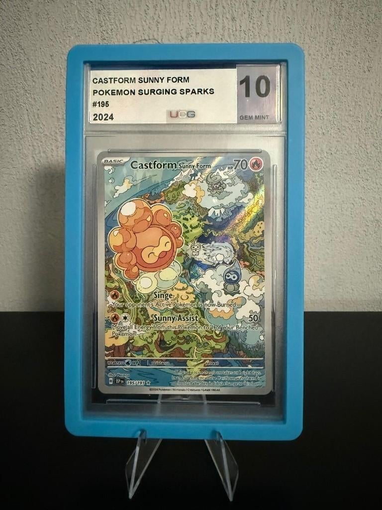 Pokémon Castform Sunny Form #195 UCG 10, Verzenden, Nieuw