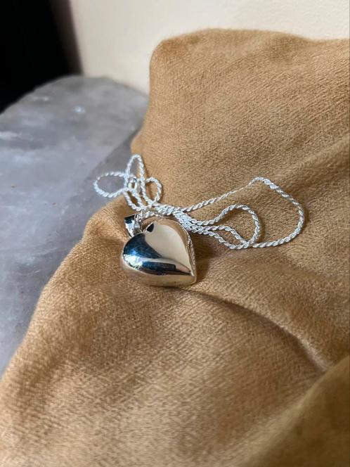 Engelen roeper hart hanger zilver & klank topkado uniek love, Sieraden, Tassen en Uiterlijk, Kettingen, Nieuw, Zilver, Zilver