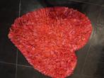Rood Hartjes Tapijt, Gebruikt, 50 tot 100 cm, Bohemian, Overige vormen