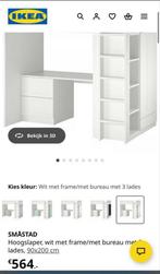 IKEA Småstad Hoogslaper met Bureau en Kast, Kinderen en Baby's, Kinderkamer | Stapelbedden en Hoogslapers, Ophalen, Zo goed als nieuw