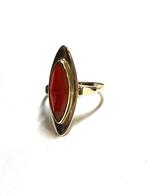14k gouden ring met een carneool, -, -, Ophalen of Verzenden, Zo goed als nieuw
