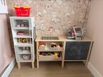 Houten winkeltje en kassa, Kinderen en Baby's, Speelgoed | Houten speelgoed, Ophalen, Gebruikt
