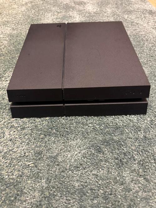 Playstation 4, 1 Tb met 1 zwarte controller, Spelcomputers en Games, Spelcomputers | Sony PlayStation 4, Zo goed als nieuw, Met 1 controller