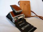 vintage Polaroid SX-70 bruin, aluminium leren paraattas, Ophalen of Verzenden, Zo goed als nieuw, Polaroid, Polaroid