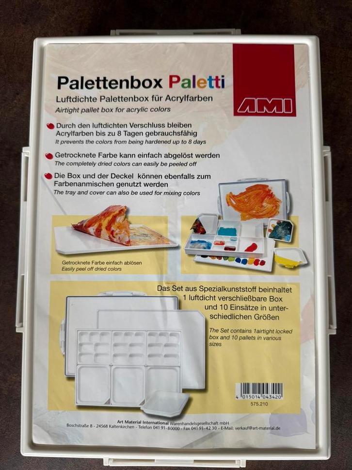 Palettenbox Paletti, Hobby en Vrije tijd, Schilderen, Zo goed als nieuw, Ophalen of Verzenden