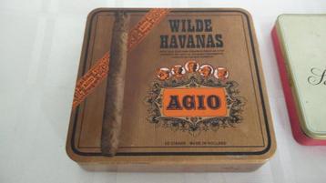 oud sigaren blikje Wilde Havanas Agio beschikbaar voor biedingen