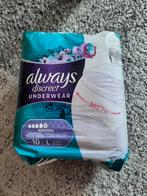 2 nieuwe Always incontinentie broekjes maat L, Ophalen of Verzenden, Nieuw