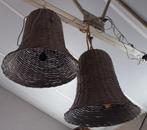 Rotan Lamp Klokken - Sfeervolle Verlichting, Gebruikt, 50 tot 75 cm, Ophalen of Verzenden, Landelijk