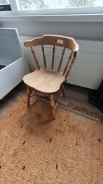 Houten stoel, Gebruikt, Bruin, Ophalen of Verzenden, Landelijk