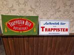 2 x emaille bord Rochefort, Ophalen of Verzenden, Gebruikt, Reclamebord
