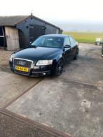 Audi A6 2.4 V6 130KW Multitronic 2005 Zwart, Auto's, 1800 kg, Zwart, Particulier, 6 cilinders