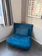 Relaxstoel/Bank met Logeerbed Functie, Huis en Inrichting, Ophalen, Eenpersoons, 75 tot 100 cm, Zo goed als nieuw