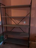 Stellingkast donkergrijs met zwart de maten zijn  116X35X190, Huis en Inrichting, Kasten | Stellingkasten, Ophalen of Verzenden
