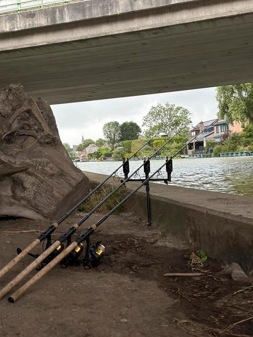 3x Nash Dwarf Kurk Scope hengels + 3 rod skin, Watersport en Boten, Hengelsport | Karpervissen, Zo goed als nieuw, Werphengel