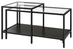 Glazen bijzettafel (IKEA VITTSJÖ), Nieuw, Glas, 75 cm of meer, Rechthoekig