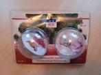 2 doorzichtige kerstballen kerstbal foto fotolijstje, Diversen, Kerst, Ophalen of Verzenden, Nieuw