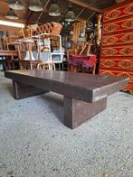 Vintage Bielzentafel Wabi-Sabi Japandi salontafel, Gebruikt, 100 tot 150 cm, Ophalen of Verzenden, Wabi-sabi japandi