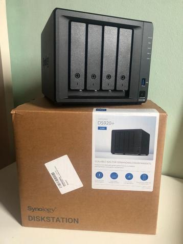Synology DS920+ NAS *8gb ram* + 4x4tb hdd + 2x128gb nvme beschikbaar voor biedingen