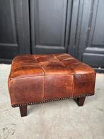 Vintage Schapenleren Hocker, Minder dan 50 cm, Gebruikt, Joris, Stoer landelijk vintage