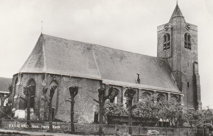 BAARLAND Ned. Herv. Kerk, Verzamelen, Ansichtkaarten | Nederland, Ongelopen, Zeeland, 1960 tot 1980, Verzenden