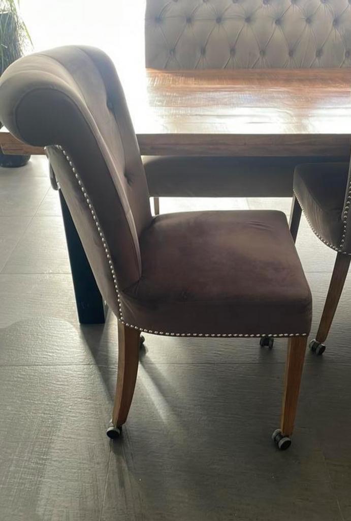 3 eetkamerstoelen, Huis en Inrichting, Stoelen, Zo goed als nieuw, Ophalen