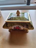 Vintage Jamin Blik met Bloemen, Ophalen of Verzenden