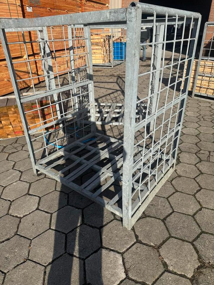 Metalen Draadkooi / Palletkooi, Zakelijke goederen, Kantoor en Winkelinrichting | Magazijn, Stelling en Opslag, Ophalen