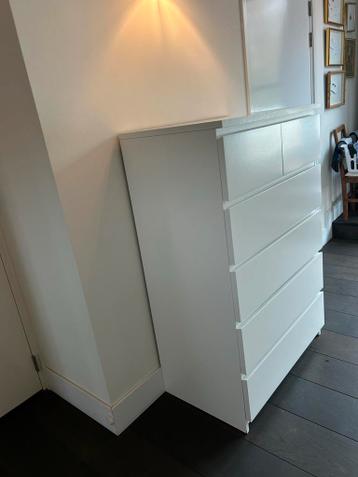 IKEA Malm ladekast, wit, 8 laden - afbeelding 5