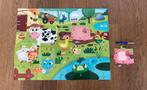 Janod kleuter puzzel, Kinderen en Baby's, Speelgoed | Kinderpuzzels, Ophalen of Verzenden, 10 tot 50 stukjes, Zo goed als nieuw