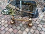 Design Marzio checci design vintage glazen tafel., Ophalen