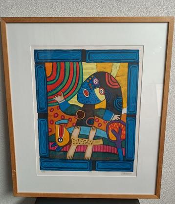 Clemens Briels - Zeefdruk - Titel: As soon as Jenny ... beschikbaar voor biedingen