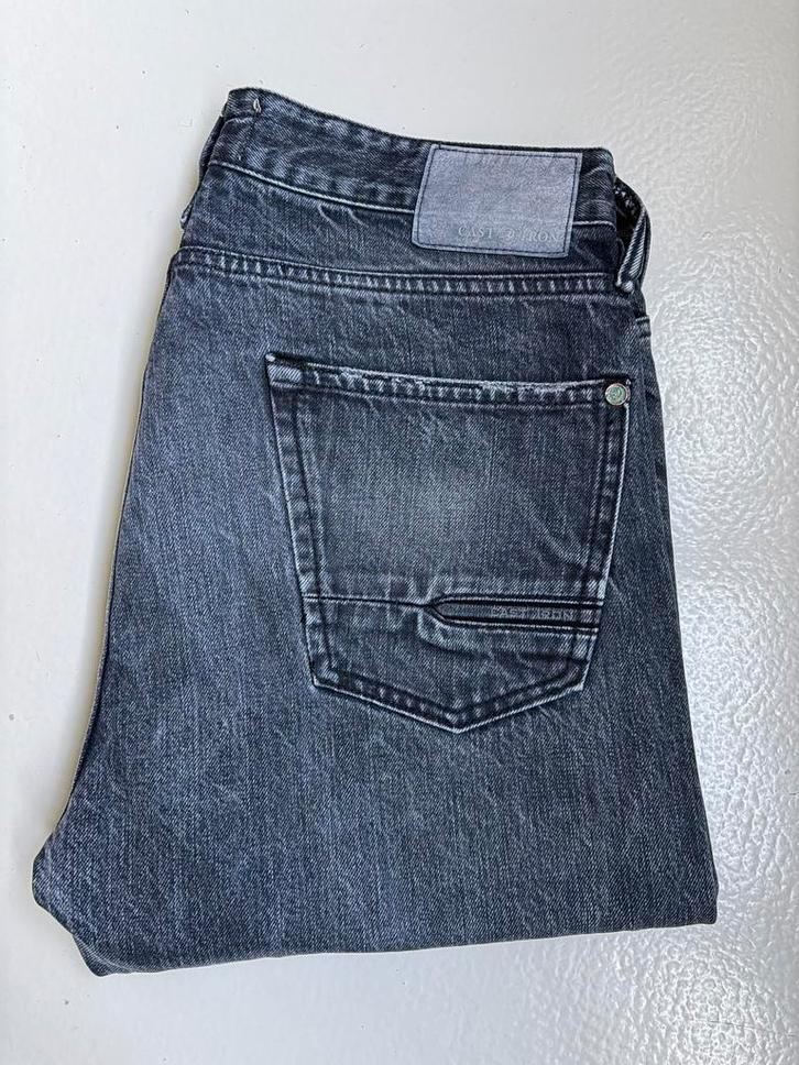Cast Iron Cuda selvedge jeans maat 31-34 zwart, Kleding | Heren, Spijkerbroeken en Jeans, Zo goed als nieuw, W32 (confectie 46) of kleiner