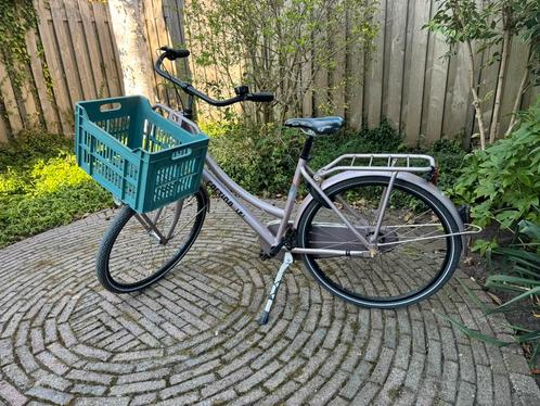 Cortina U4 Transportfiets met krat, Fietsen en Brommers, Fietsen | Meisjes, Gebruikt, 26 inch of meer, Versnellingen, Ophalen