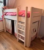 Te koop mooi meisjes bed. Hoogslaper of laagslaper, Ophalen, Zo goed als nieuw, Hoogslaper