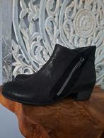 Durea. Zwarte elegante enkellaarsjes 37,5 wijdte H., Durea, Zwart, Lage of Enkellaarzen, Nieuw