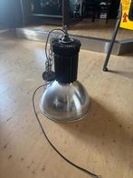 Vijf industriële plafond hanglampen, Huis en Inrichting, Ophalen, Gebruikt, 50 tot 75 cm, Metaal