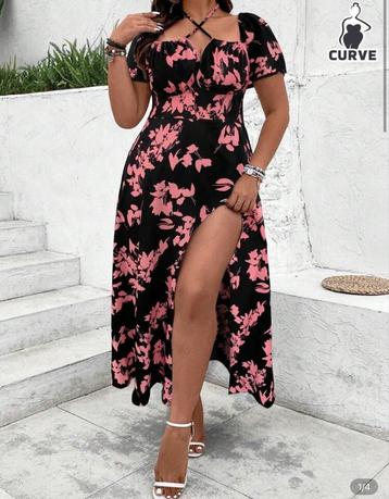 Zomerjurk met split - Maat 1XL beschikbaar voor biedingen