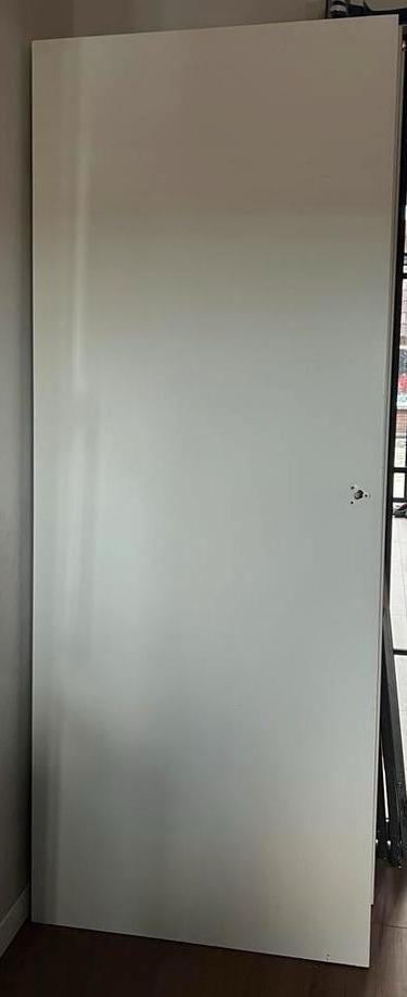 Stompe binnendeur. 2 stuks over., Doe-het-zelf en Verbouw, Deuren en Horren, Gebruikt, Binnendeur, Minder dan 200 cm, Minder dan 80 cm