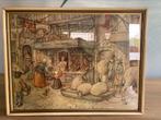 Prachtige vintage bakkerij prent van Anton Pieck, Ophalen of Verzenden