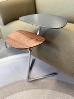 Nieuw Leolux Portello bijzettafel Noten Raven Design Tafel, Minder dan 55 cm, Leolux, Pode Evidence Beek Metaform gelderland Artifort Label Montis