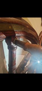 Antiek Houten Scheepsstuurwiel, Ophalen