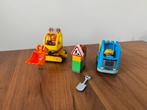 Lego Duplo Graafmachine en Vrachtwagen Set 10812, Ophalen of Verzenden, Zo goed als nieuw, Complete set, Duplo